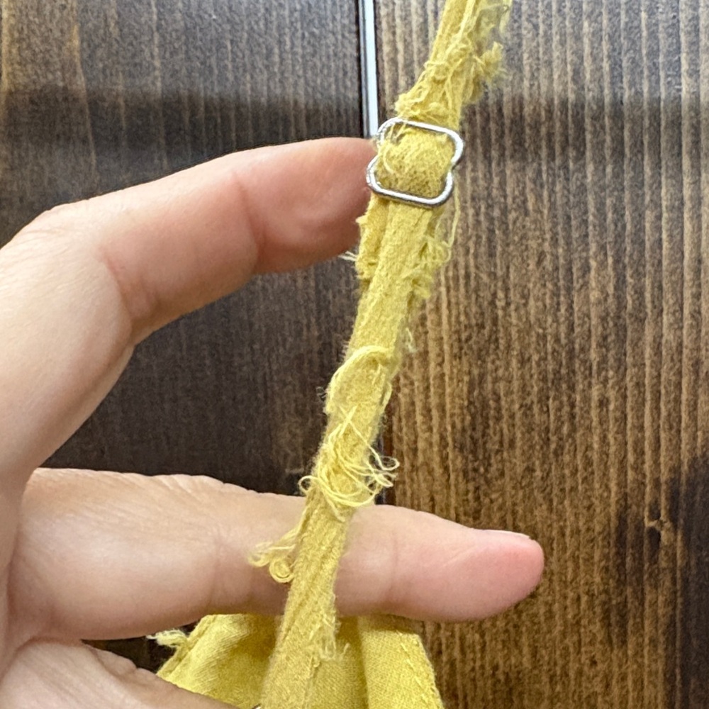 Love Riche Yellow Textured Mini Dress - Picture 4 of 6